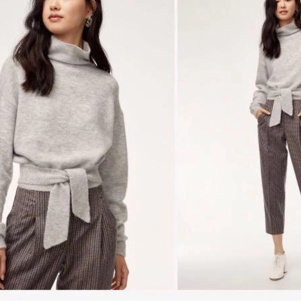 Aritzia Wilfred Lorin sweater, heather grey size small